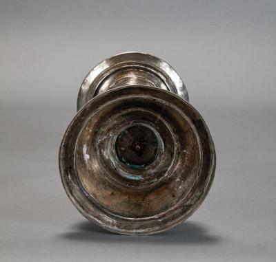 Set of 4 Spanish Colonial Silver Candlesticks