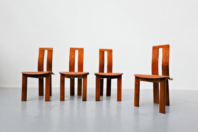 Set of 4 italian chairs 1950s
