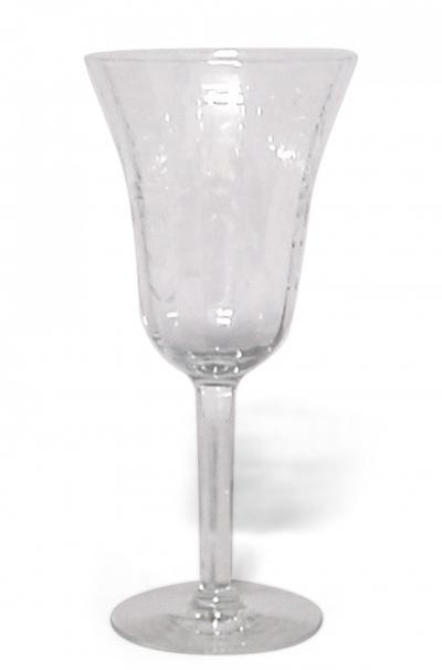 Set of 48 French Victorian Crystal Etched Glassware Set