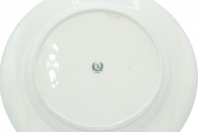 Set of 5 English Victorian Lenox Porcelain Plates