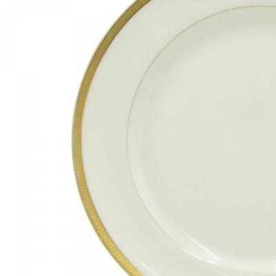 Set of 5 English Victorian Lenox Porcelain Plates