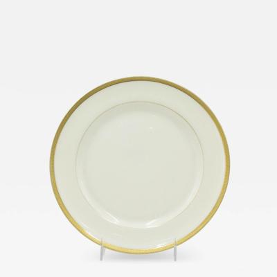 Set of 5 English Victorian Lenox Porcelain Plates