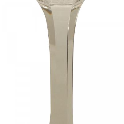 Set of 5 French Victorian Crystal Champagne Glasses