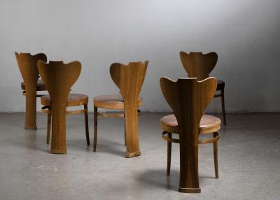Set of 5 Ingvar Ultveit chairs