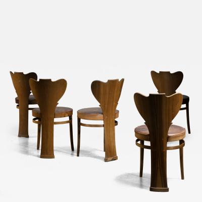 Set of 5 Ingvar Ultveit chairs
