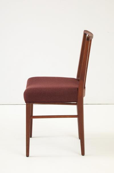 Set of 5 Ole Wanscher Dining Chairs Upholstered in Loro Piana