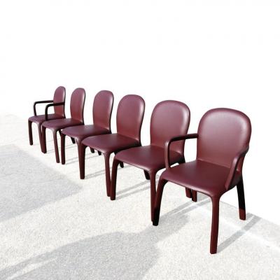 Set of 6 Amelie Dining Chairs by Claudio Bellini for Poltrona Frau