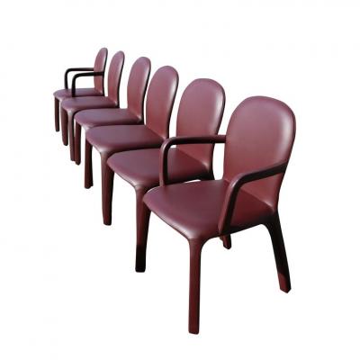 Set of 6 Amelie Dining Chairs by Claudio Bellini for Poltrona Frau