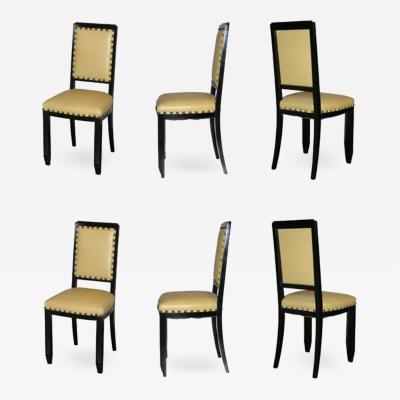 Set of 6 Art Deco Chairs