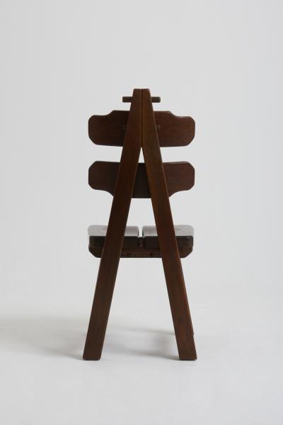 Set of 6 Brutalist Dining Chairs