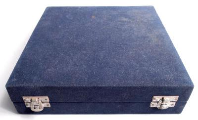 Set of 6 Fancy Silver Gilt Wine Cups in Case