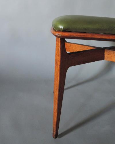 Set of 6 Fine French 1950s 1960s Dining Chairs