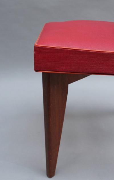 Set of 6 Fine French Mid century Oak Chairs