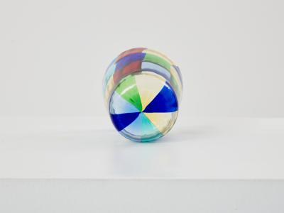 Set of 6 Italian Murano glass tumblers 1980s