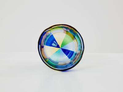 Set of 6 Italian Murano glass tumblers 1980s