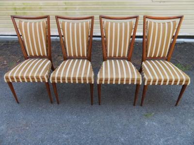 Set of 6 J Stuart Clingman Dining Chairs for Widdicomb Mid Century Modern