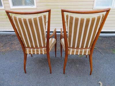 Set of 6 J Stuart Clingman Dining Chairs for Widdicomb Mid Century Modern