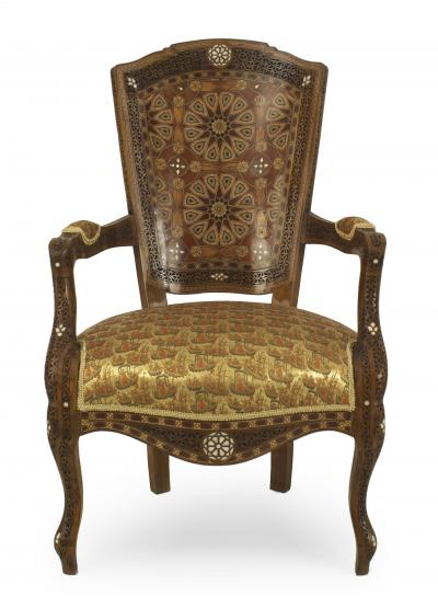 Set of 6 Middle Eastern Syrian Dining Chairs