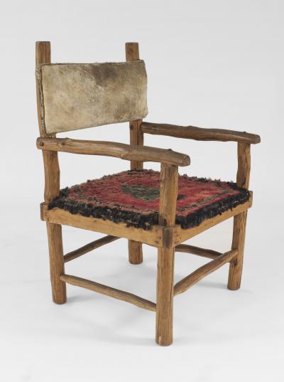 Set of 6 Rustic Adirondack Arm Chairs