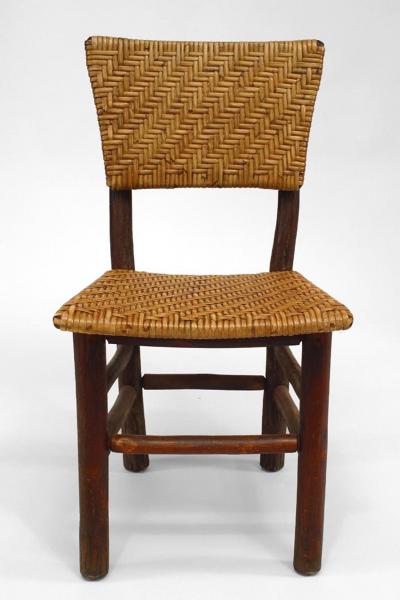 Set of 6 Rustic Old Hickory Side Chairs