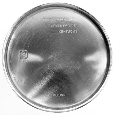 Set of 6 Scearce Kentucky Nixon Era Sterling Silver Mint Julep Cups