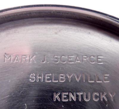 Set of 6 Scearce Kentucky Nixon Era Sterling Silver Mint Julep Cups