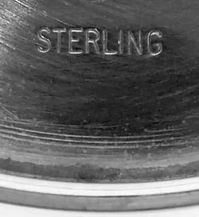 Set of 6 Scearce Kentucky Nixon Era Sterling Silver Mint Julep Cups