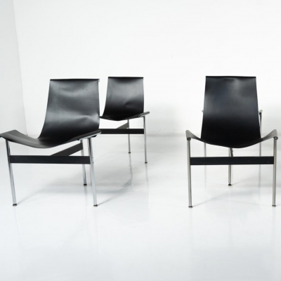 Set of 6 T Chairs by Douglas Kelly Ross Littell and William Katavolos 1950s