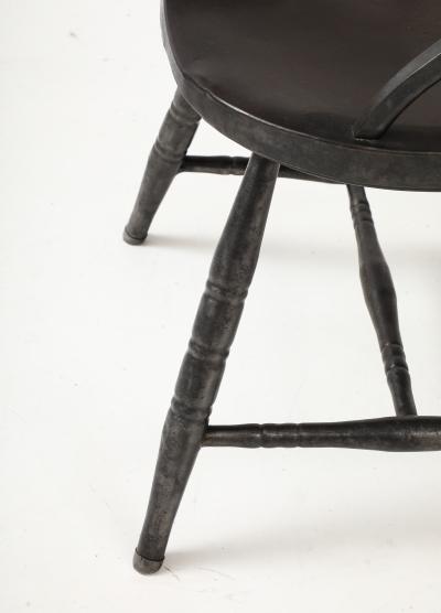 Set of 6 Vintage Metal Windsor Chairs