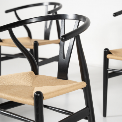 Set of 6 Wishbone Armchairs by Hans J Wegner for Carl Hansen S n