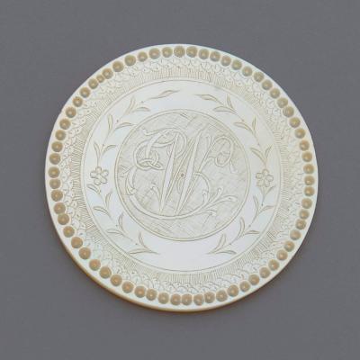 Set of 63 Qing Dynasty Chinese mother of pearl counters