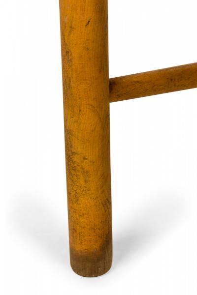 Set of 7 Borge Mogensen for FDB M bler Danish Oak and Papercord Side Chair