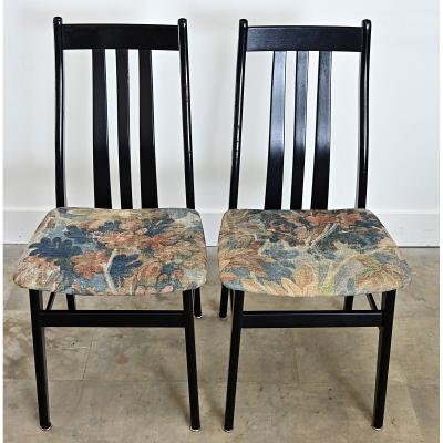 Set of 7 Mid Century Chairs from Denmark