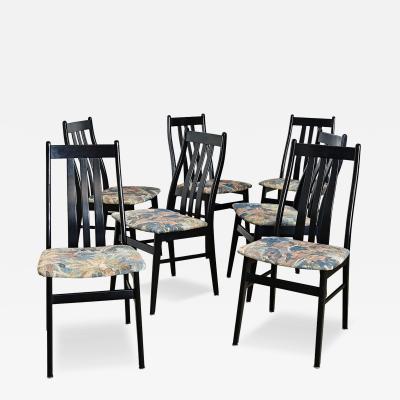 Set of 7 Mid Century Chairs from Denmark
