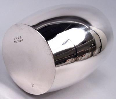 Set of 8 American Art Deco Sterling Silver Tumblers Bar Cups