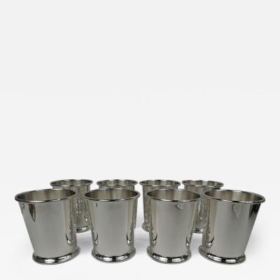Set of 8 American Sterling Silver Mint Juleps
