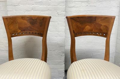 Set of 8 Biedermeier Style Dining Chairs