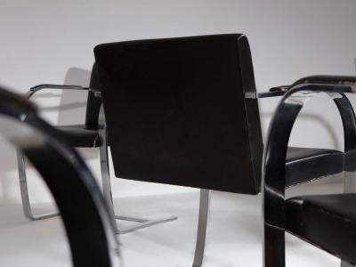 Set of 8 Brno Side Chairs by Ludwig Mies van der Rohe for Knoll