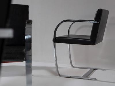 Set of 8 Brno Side Chairs by Ludwig Mies van der Rohe for Knoll