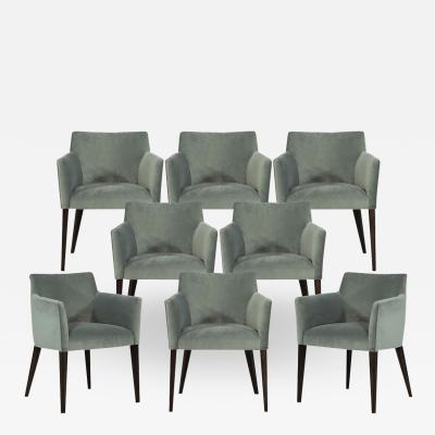 Set of 8 Carrocel Custom Tonio Dining Chairs