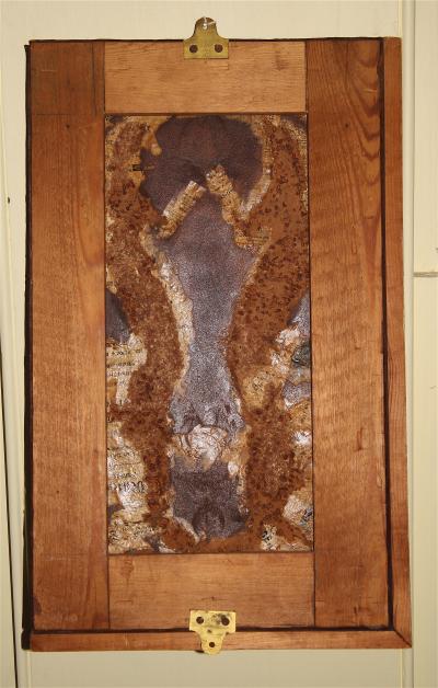 Set of 8 Chinoiserie Leather Valence Panels