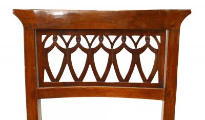 Set of 8 Continental Baltic Mahogany Side Chairs
