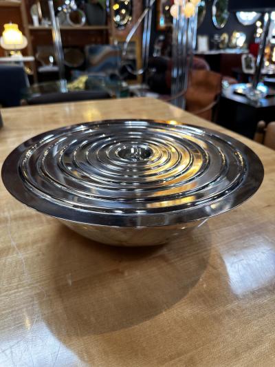 Set of 8 Italian Silver Decorative Bowls 1980s
