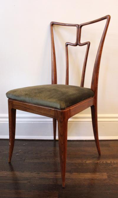 Set of 8 Mid Century Oak Dining Chairs
