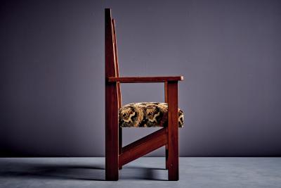 Set of 8 handcrafted Redwood Dining Chairs