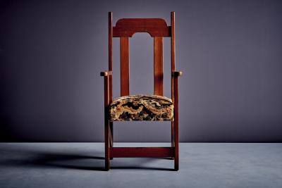 Set of 8 handcrafted Redwood Dining Chairs