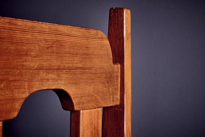 Set of 8 handcrafted Redwood Dining Chairs