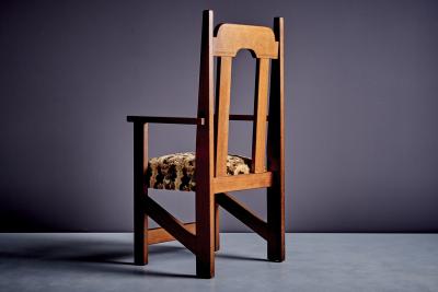 Set of 8 handcrafted Redwood Dining Chairs