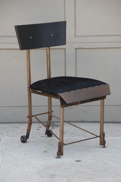 Set of 8 one of a kind modernist dining chairs