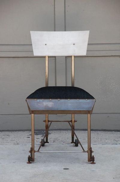 Set of 8 one of a kind modernist dining chairs